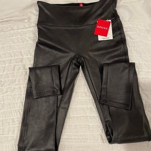 Spanx faux leather leggings